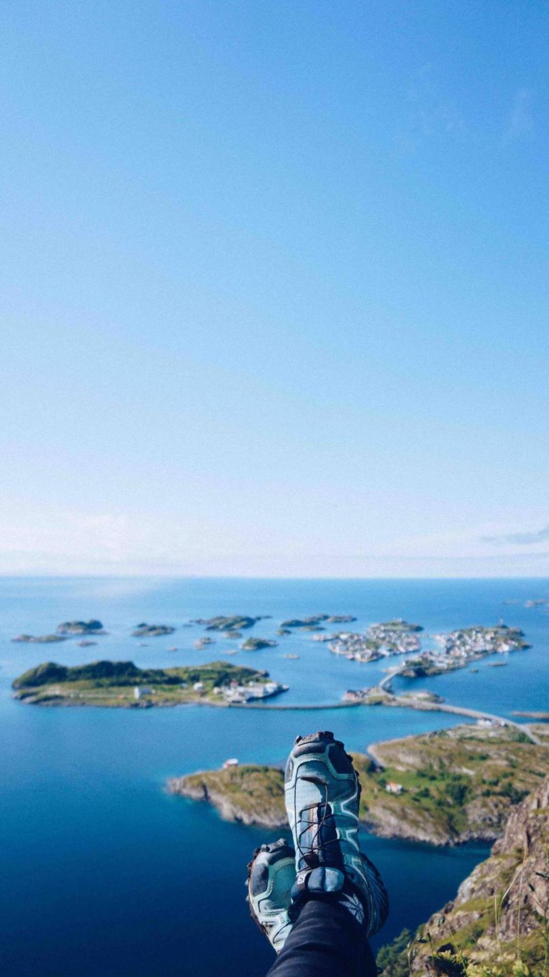 Ferienwohnung Oceanview Mini-House - Stunning Views Ramberg Exterior foto
