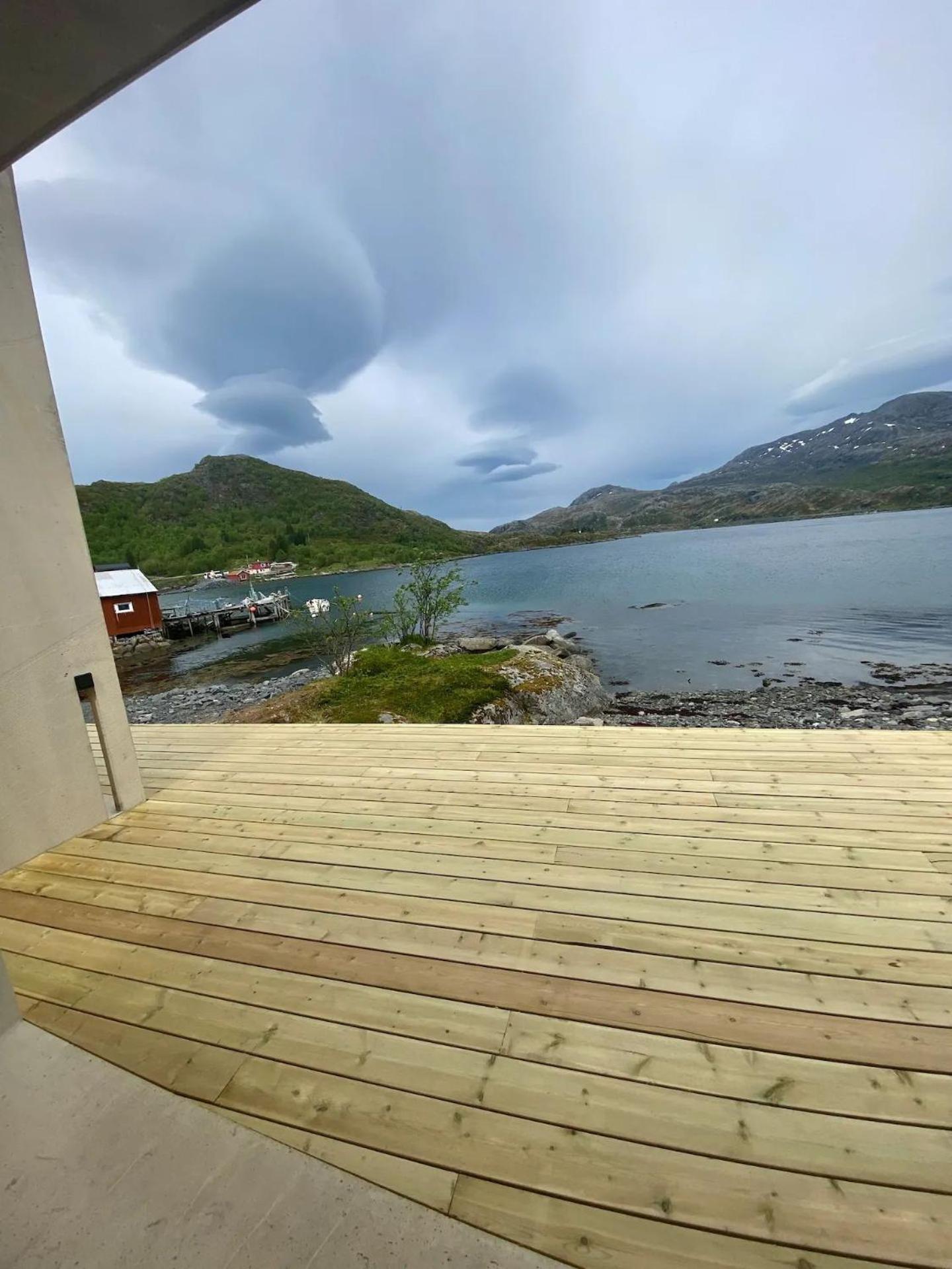 Ferienwohnung Oceanview Mini-House - Stunning Views Ramberg Exterior foto