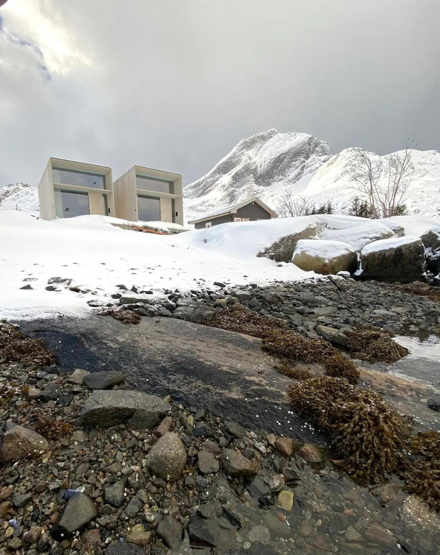 Ferienwohnung Oceanview Mini-House - Stunning Views Ramberg Exterior foto