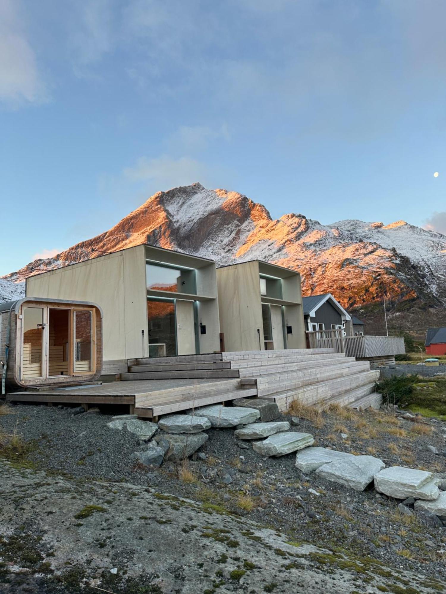 Ferienwohnung Oceanview Mini-House - Stunning Views Ramberg Exterior foto